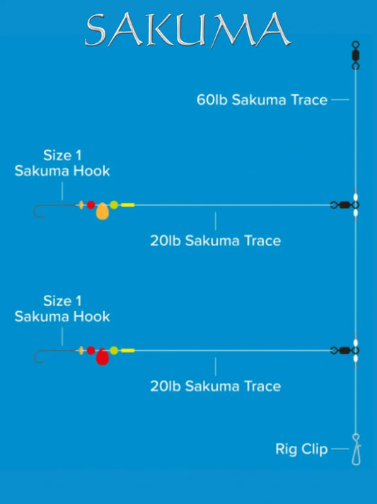 Sakuma 2 Hook Flattie Rig