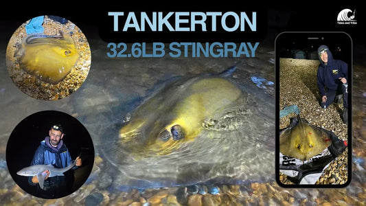 Night Fishing at Tankerton – Anthony Lands a 32.6lb Stingray