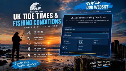 New UK Tide Times & Fishing Conditions Now Live on Tides & Tribe