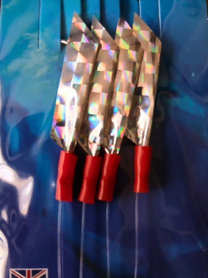 Red Gill Reflector Light Mackerel Traces