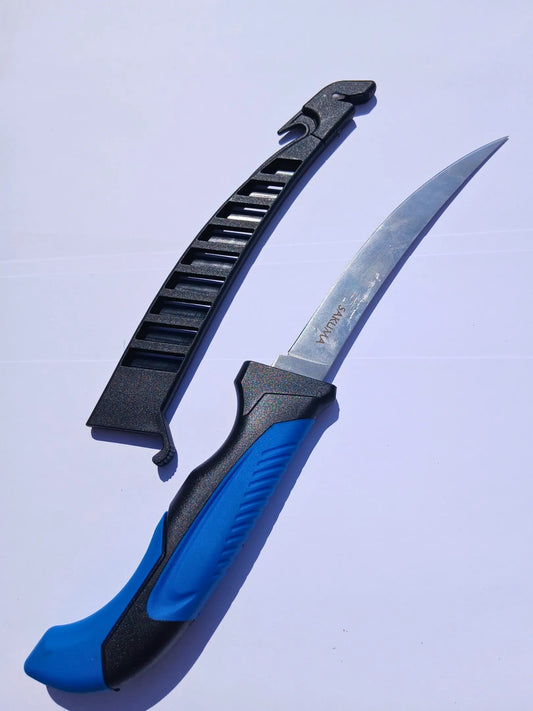 Sakuma 6" Fillet Knife with Sharpener & Sheath (COLLECTION ONLY)