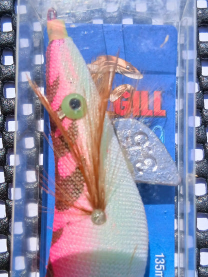 Red Gill Pink 21g Squid Jig
